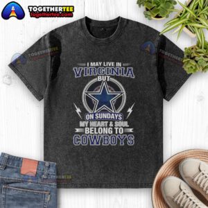 Good Dallas Cowboys NFL washed t-shirt, perfect for fans living in Virginia, showcasing team spirit and loyalty.