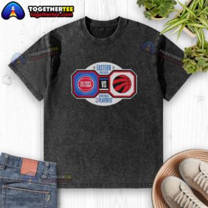Good Detroit Pistons vs Toronto Raptors 2026 NBA Playoffs Eastern Conference Semifinals washed t-shirt design.