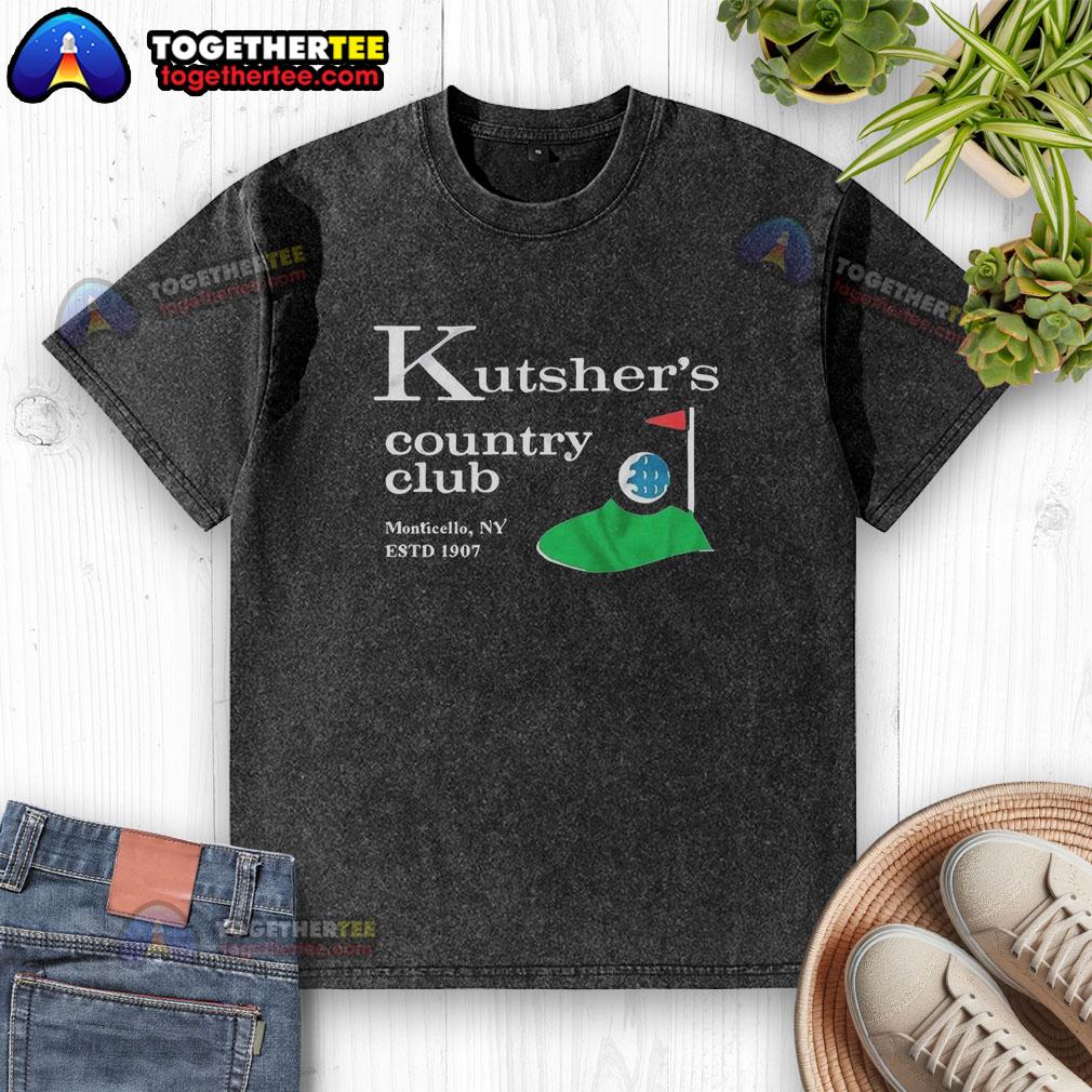 Vintage Good Kutsher's Country Club Monticello New York T-Shirt, established 1907, featuring classic washed design.