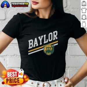 Official Baylor Sideline Forest Ladies Tee featuring team colors and logo, perfect for fans and game day attire.