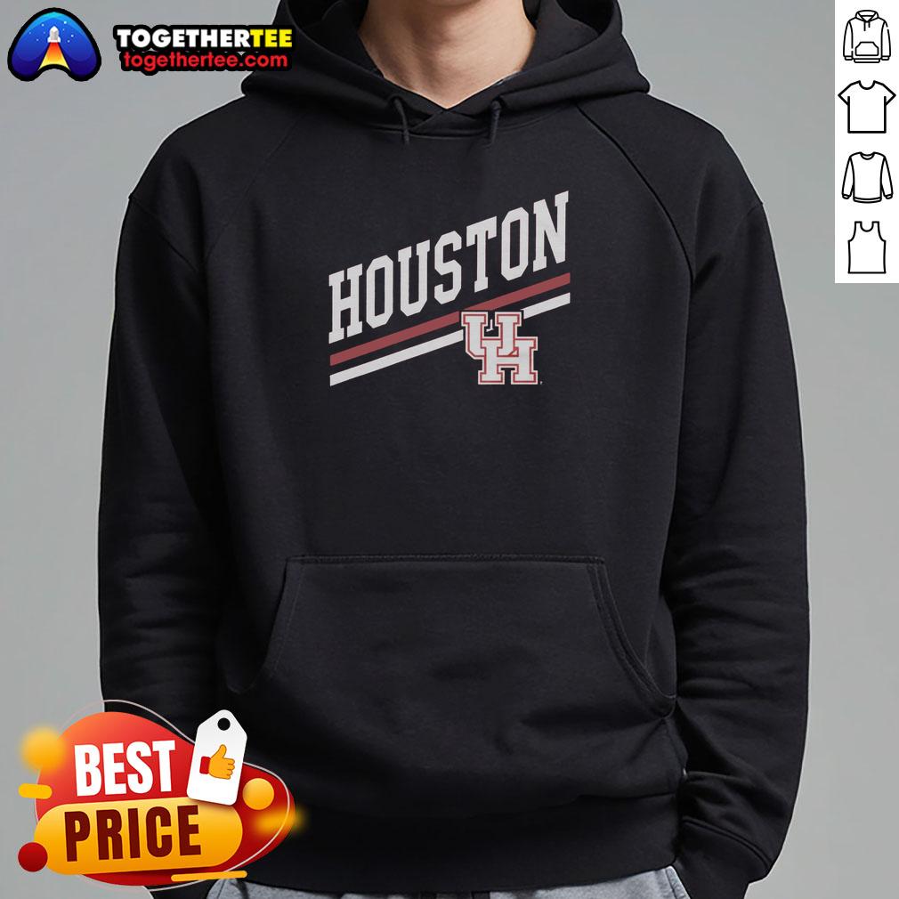 Official Houston Sideline Red Hoodie featuring team logo, perfect for fans and sports enthusiasts, ideal for game day.