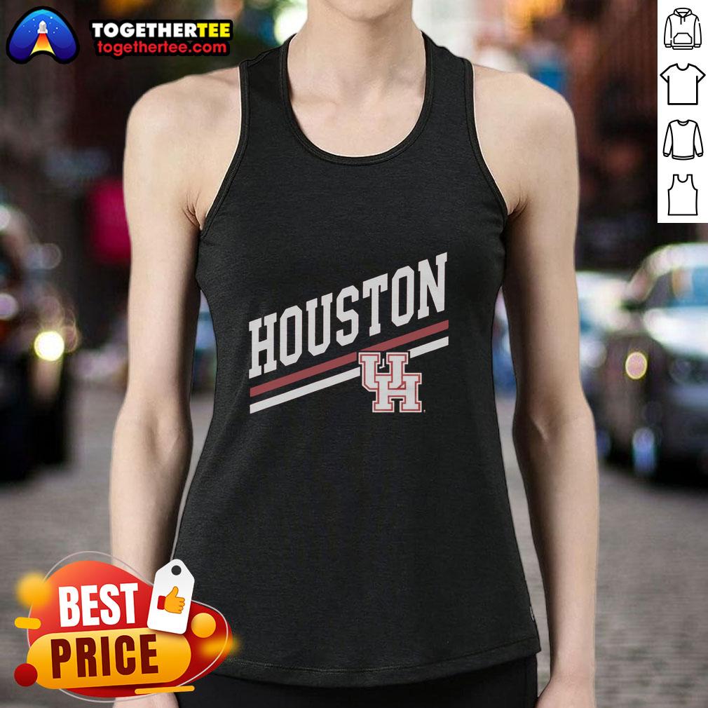 Official Houston Sideline Red Tank Top for fans, featuring a stylish design perfect for game day and casual wear.