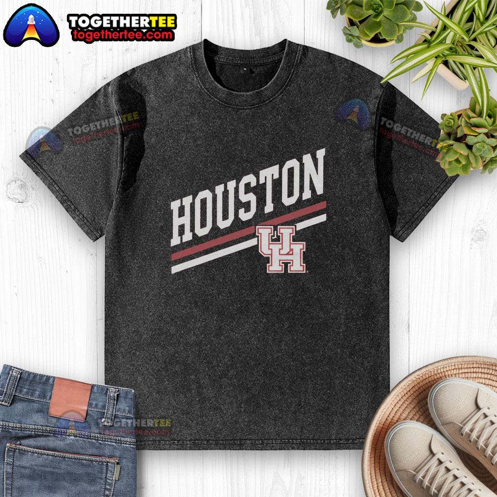 Official Houston Sideline Red Washed T-Shirt featuring team logo and stylish design for fans and casual wear.