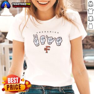 Original Frederick Keys Baseball Ladies Tee in vibrant colors, perfect for fans of the Frederick Keys team.