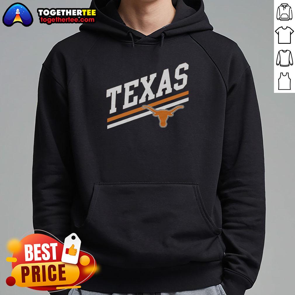 Cozy Top Texas Sideline Hoodie in navy with team logo, perfect for game day or casual wear.