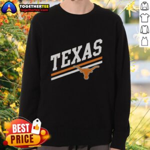 Cozy Top Texas Sideline Sweatshirt in navy blue, perfect for game day and showing team spirit.