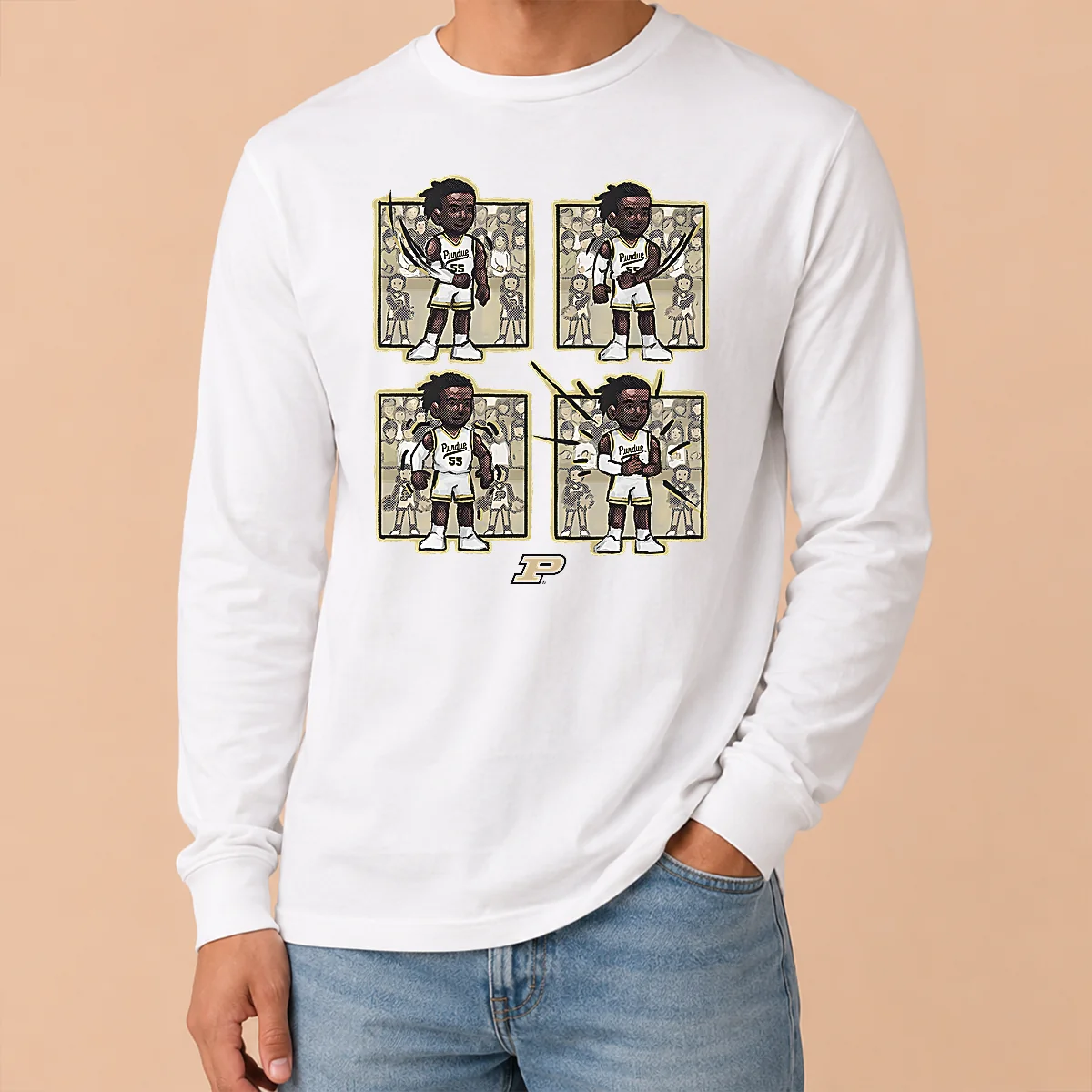 Awesome Basketball Purdue The Lance Dance Lance Jones Long Sleeve Shirt Awesome Basketball Purdue The Lance Dance Lance Jones Long Sleeve Shirt