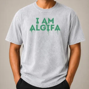 Awesome I Am Algae DC Reflecting Pool Anti Trump Activist Washed T-Shirt