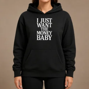 Awesome I Just Want The Money Baby Hoodie