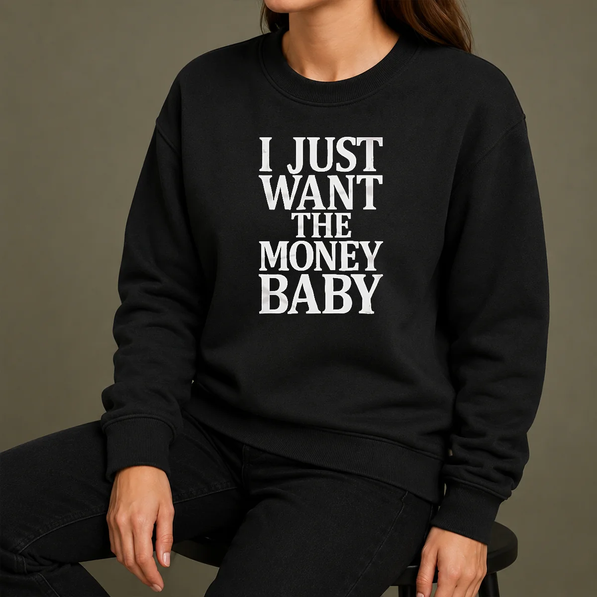 Awesome I Just Want The Money Baby Sweater Awesome I Just Want The Money Baby Sweater