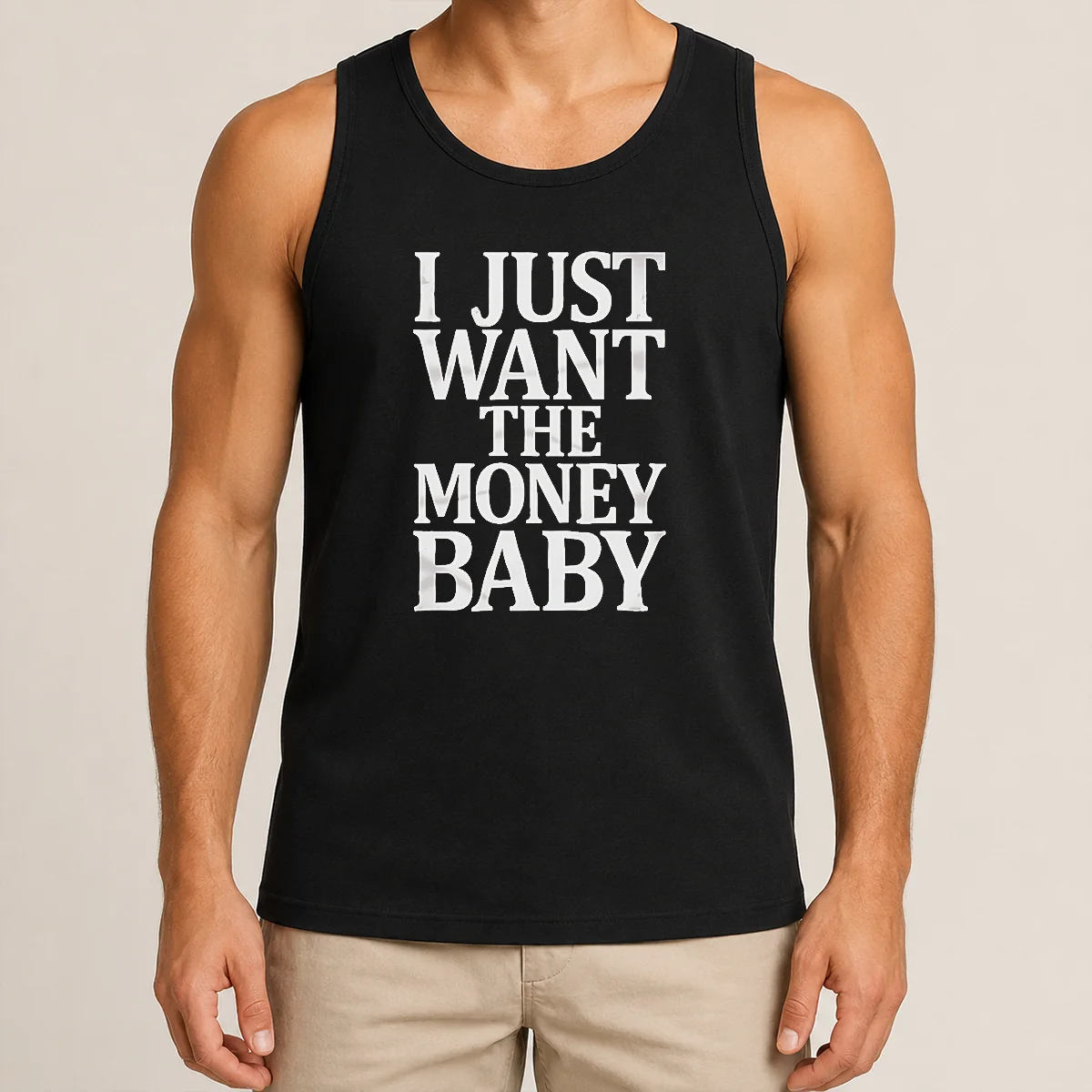Awesome I Just Want The Money Baby Tank Top Awesome I Just Want The Money Baby Tank Top