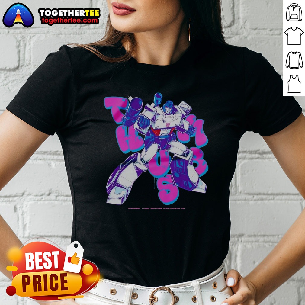 Awesome Megatron Transformers Thumbs Second Form Ladies Shirt Awesome Megatron Transformers Thumbs Second Form Ladies Shirt