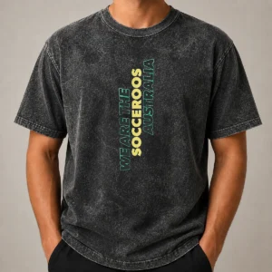 Awesome Nice We Are The Socceroos Australia Washed T-Shirt