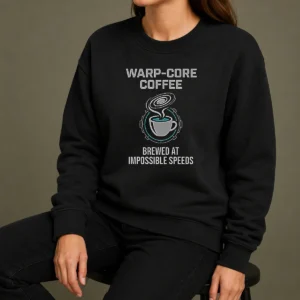 Awesome Warp Core Coffee Brewed At Impossible Speeds Sweater