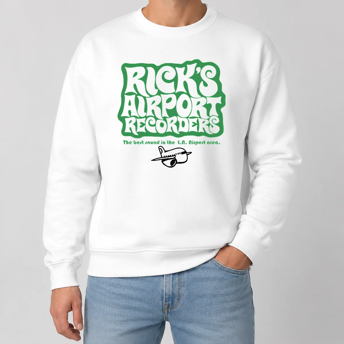 Cute Tom Petty Rick'S Airport Recorders The Best Round Sweater Cute Tom Petty Rick'S Airport Recorders The Best Round Sweater