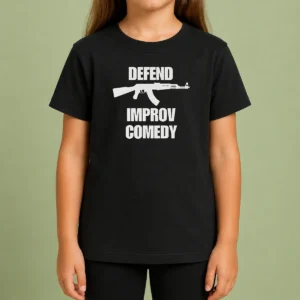 Funny Defend Improv Comedy Kids T-Shirt