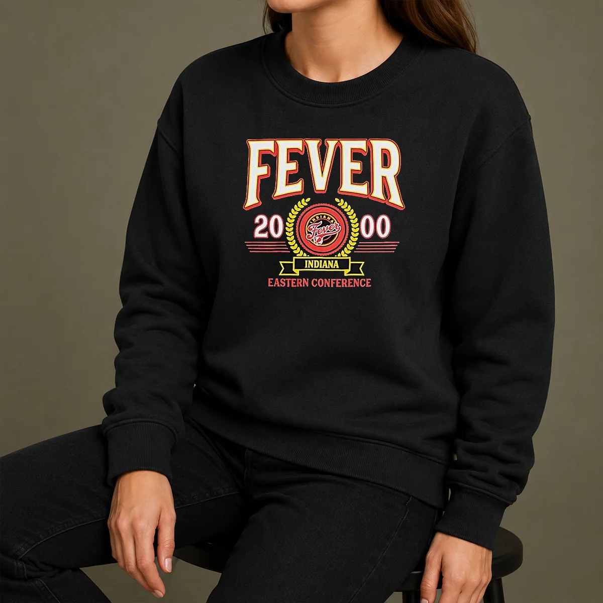 Funny Indiana Fever 2000 Eastern Conference Sweater Funny Indiana Fever 2000 Eastern Conference Sweater