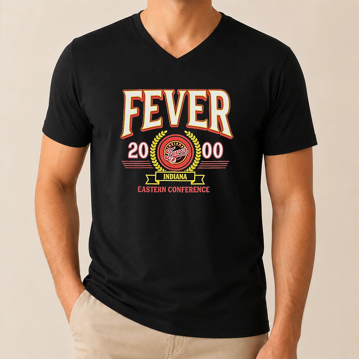 Funny Indiana Fever 2000 Eastern Conference V-Neck Shirt Funny Indiana Fever 2000 Eastern Conference V-Neck Shirt