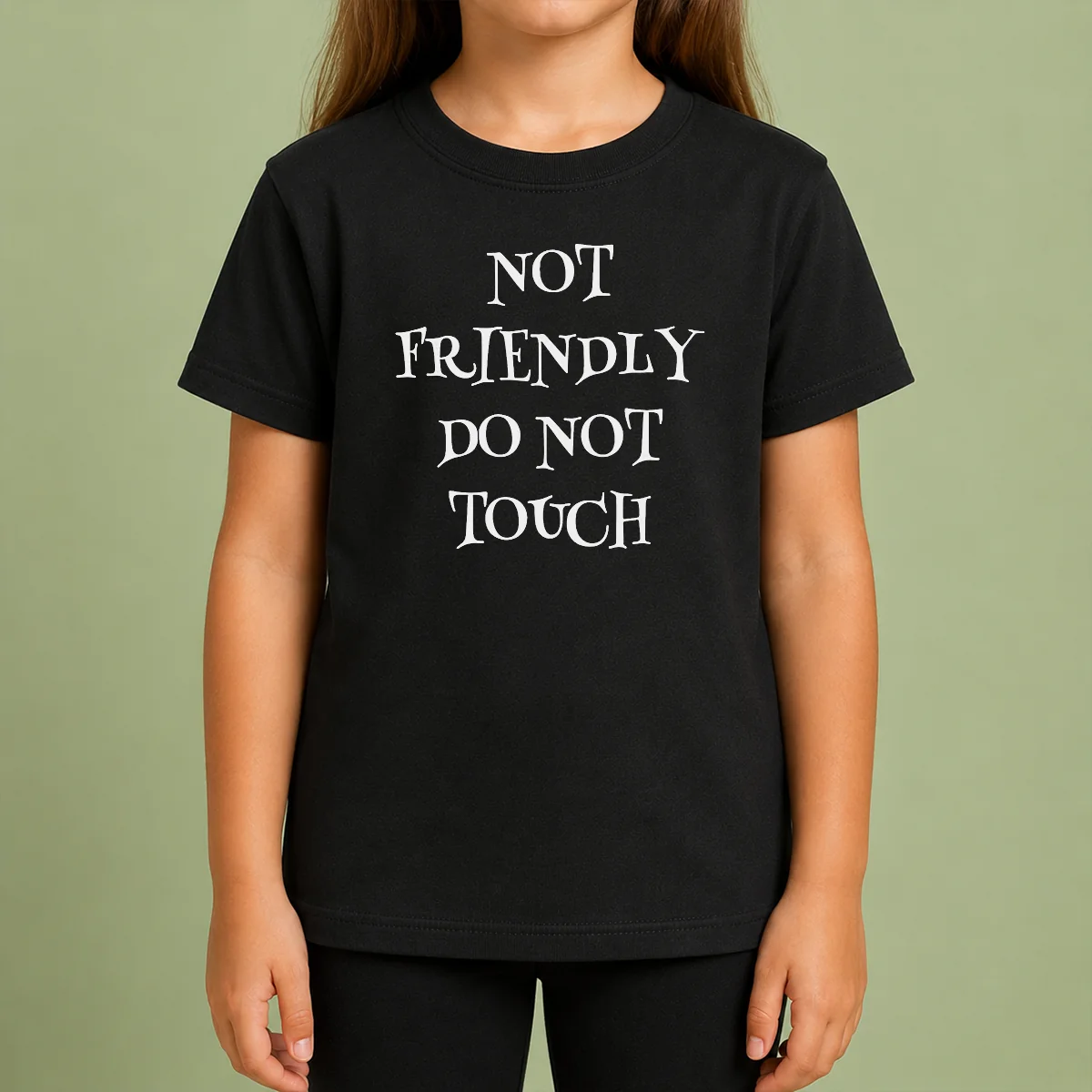 Funny Not Friendly Do Not Touch Kids T Shirt Funny Not Friendly Do Not Touch Kids T-Shirt