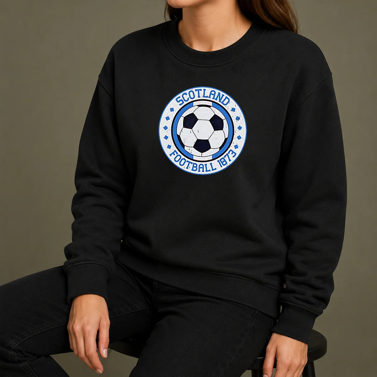 Funny Scotland Football 1873 Vintage Soccer Sweater Funny Scotland Football 1873 Vintage Soccer Sweater