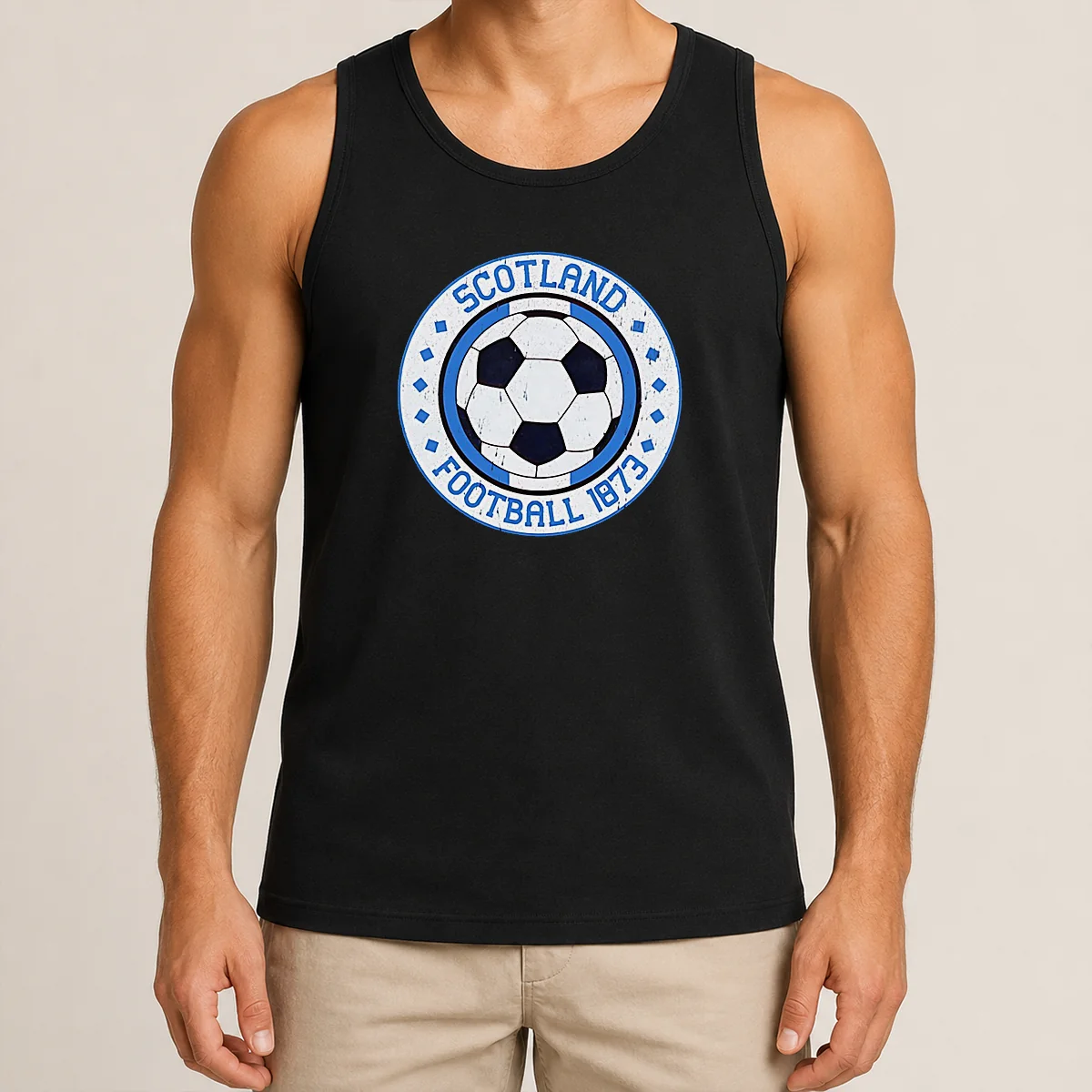 Funny Scotland Football 1873 Vintage Soccer Tank Top Funny Scotland Football 1873 Vintage Soccer Tank Top