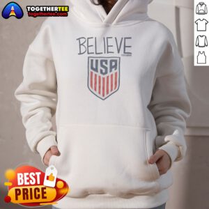 Funny Ted Lasso Believe USA National Soccer Hoodie
