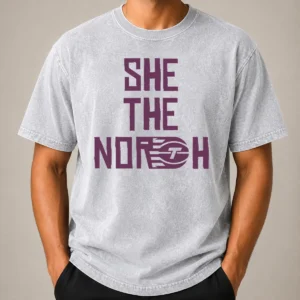 Funny Toronto Tempo She The North Washed T-Shirt