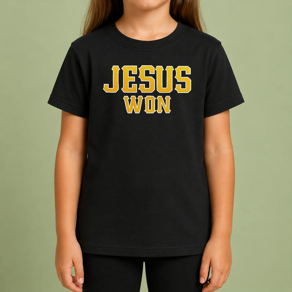 good-jesus-won-christian-religious-faith-inspirational-quote-sport-style-kids-t-shirt Good Jesus Won Christian Religious Faith Inspirational Quote Sport Style Kids T-Shirt