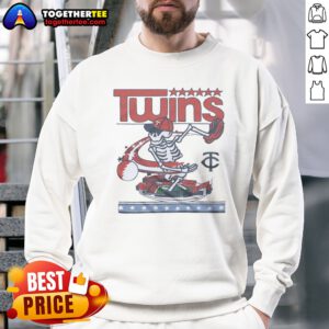 Good Minnesota Twins X Grateful Dead Skeleton Skateboard MLB Graphic Sweatshirt featuring vibrant colors and unique design.