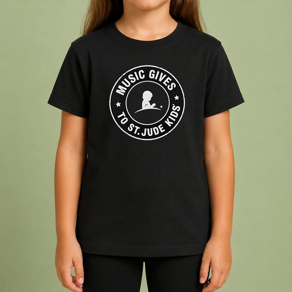 Good Sixwire Steve Mandile Music Gives To St Jude Kids Kids T Shirt Good Sixwire Steve Mandile Music Gives To St Jude Kids Kids T-Shirt