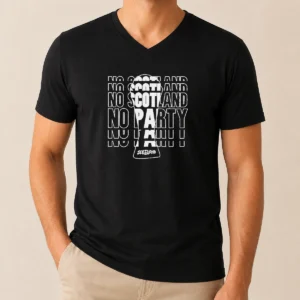 Hot No Scotland No Party Scotland V-Neck Shirt