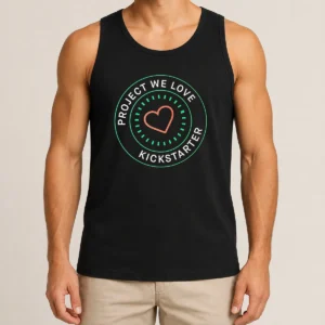 Hot Project We Love Kickstarter Tank Top in white, lightweight cotton sleeveless shirt