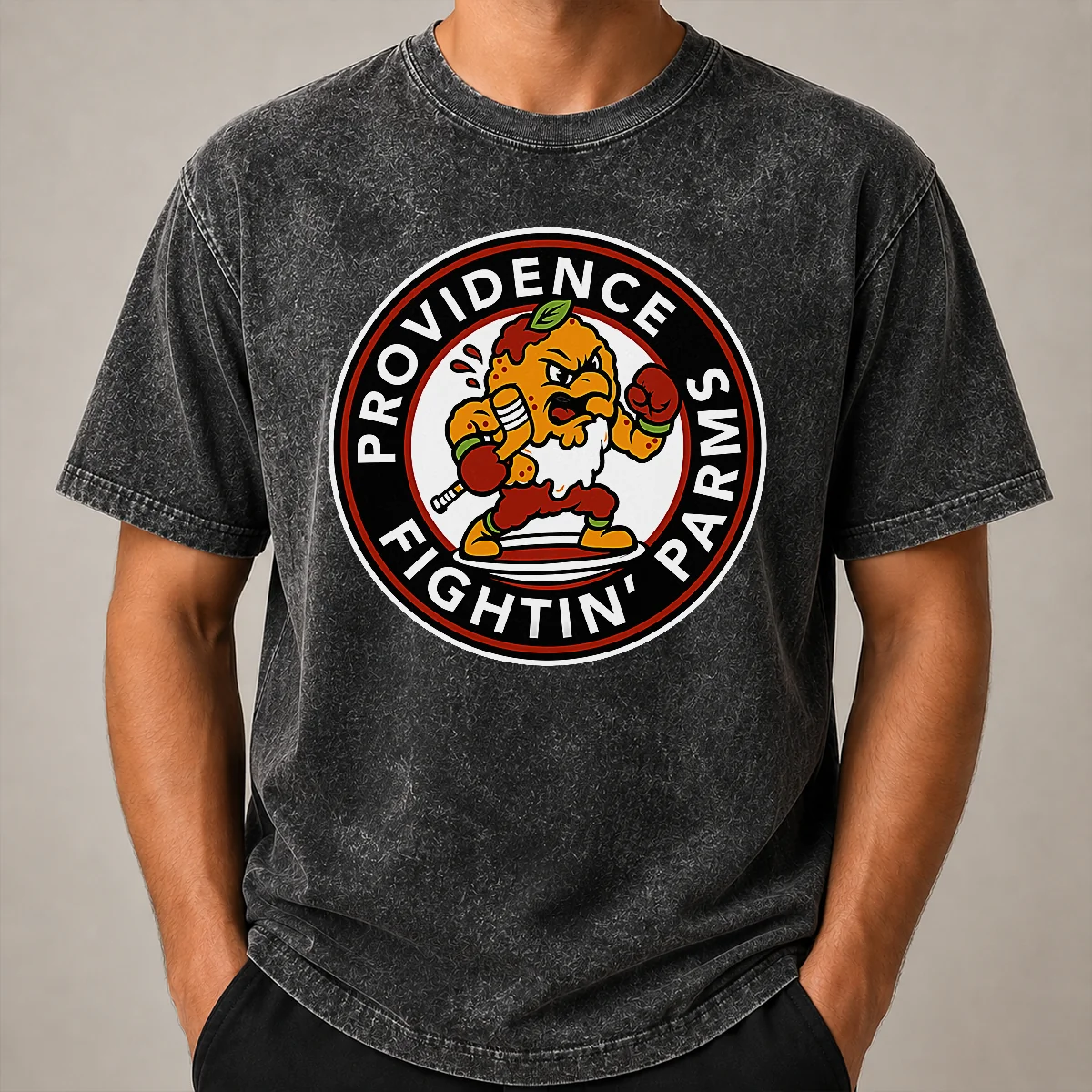 Hot Providence Bruins Fightin' Parms Washed T Shirt Hot Providence Bruins Fightin' Parms Washed T-Shirt