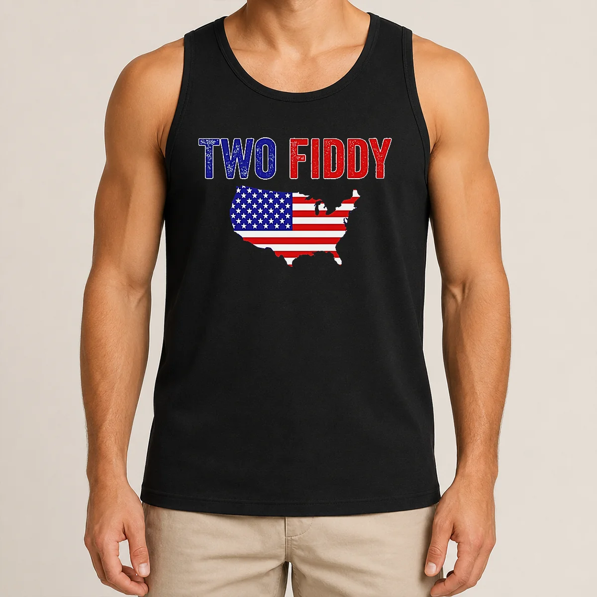 Hot United States Map Two Fiddy Tank Top Hot United States Map Two Fiddy Tank Top