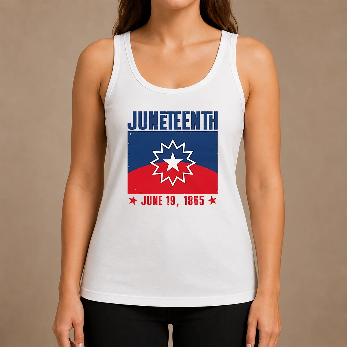 Nice Juneteenth Red White Blue Freedom Flag 1865 Emancipation Day Tank Top Nice Juneteenth Red White Blue Freedom Flag 1865 Emancipation Day Tank Top