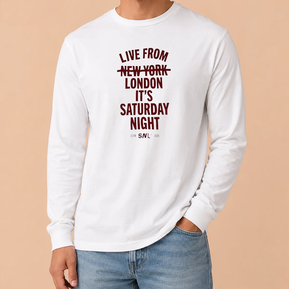 Nice Live From London It'S Saturday Night Live UK In 2026 Long Sleeve Shirt Nice Live From London It'S Saturday Night Live UK In 2026 Long Sleeve Shirt