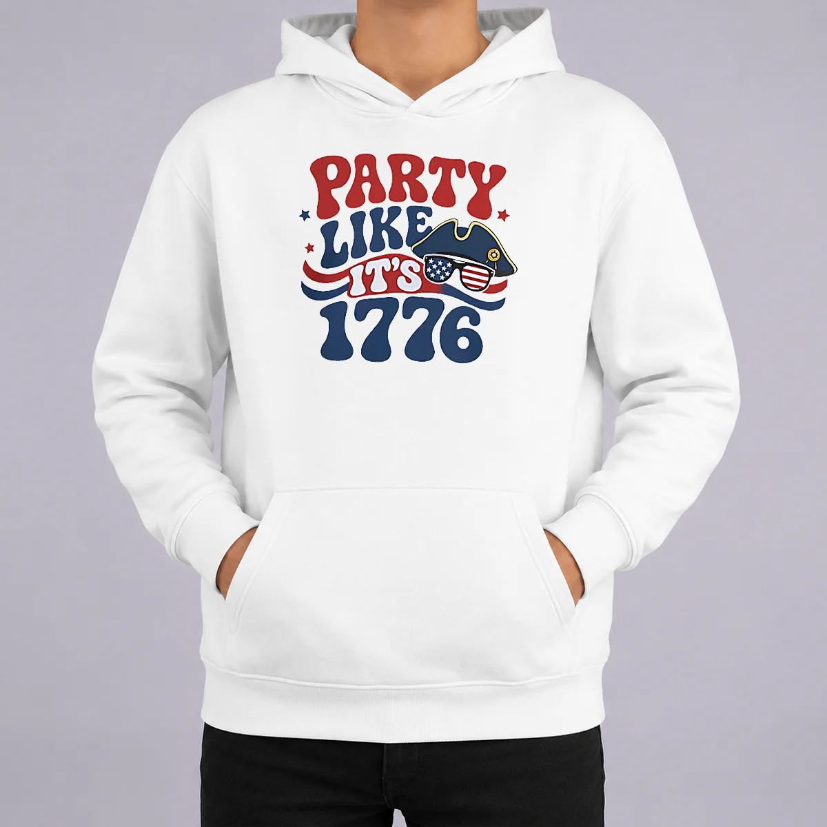 Nice Party Like It Is 1776 American Flag Sunglasses Revolutionary War Patriot Hoodie Nice Party Like It Is 1776 American Flag Sunglasses Revolutionary War Patriot Hoodie