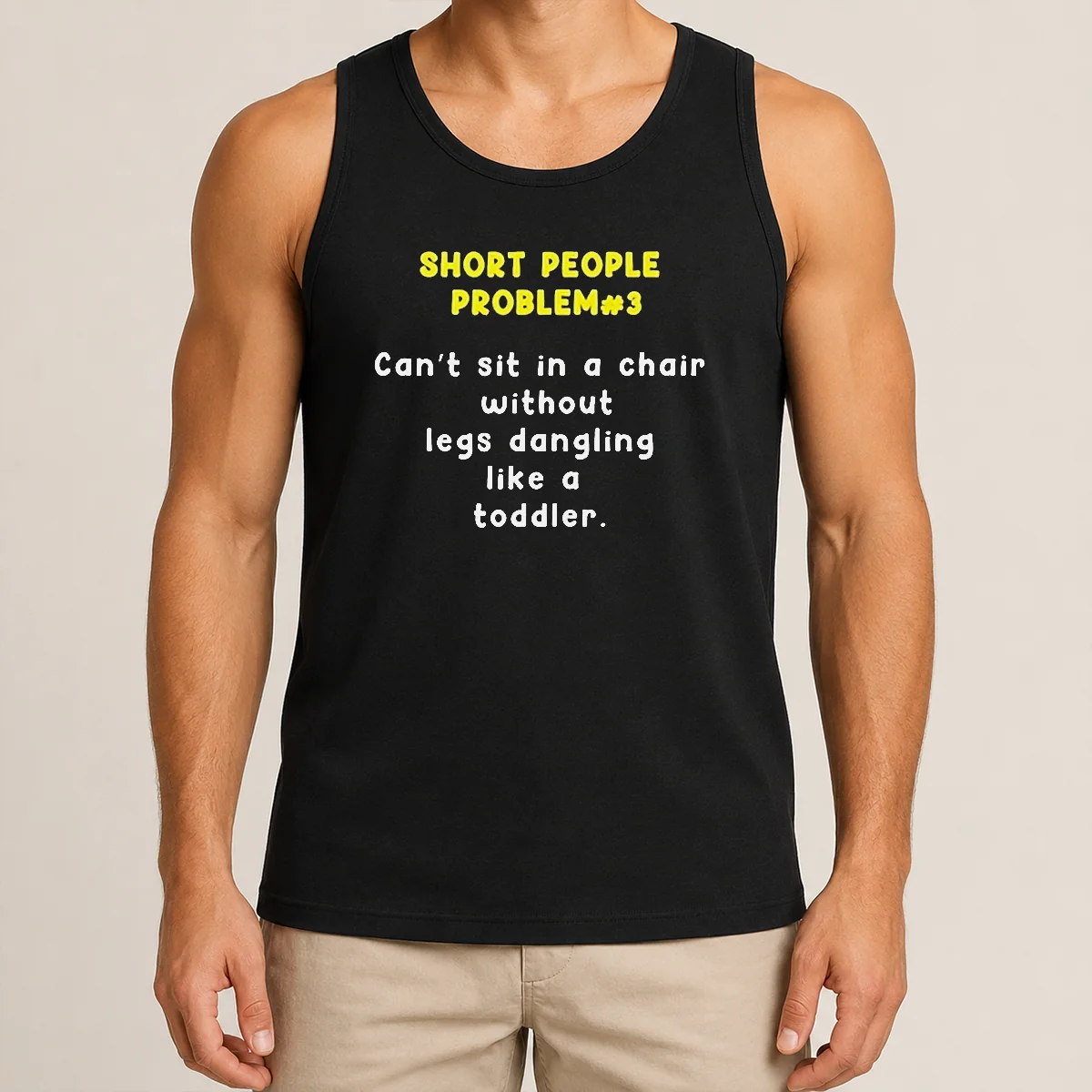 Nice Short People Problem 3 Can T Sit In A Chair Without Legs Dangling Like A Toddler Tank Top Nice Short People Problem 3 Can T Sit In A Chair Without Legs Dangling Like A Toddler Tank Top