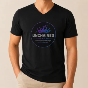 Nice Unchained Lab Launch Your Communitys V-Neck Shirt