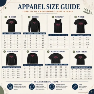 Size chart for Official I Miss The Denim Jersey Mib26 New York Mets with measurements in inches and cm