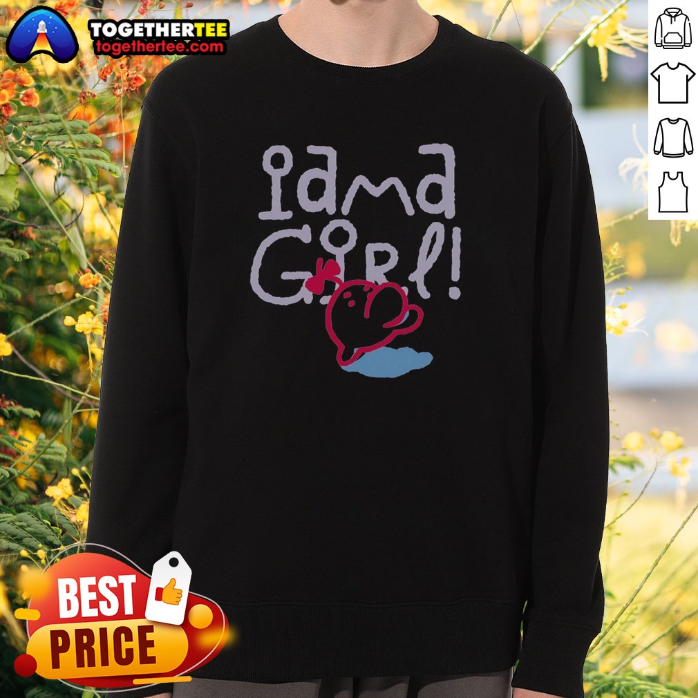 Official Mr Saturn Earthbound And Mother 3 I Am A Girl Shirt on Sweatshirt Official Mr Saturn Earthbound And Mother 3 I Am A Girl Shirt shown as a sweatshirt preview