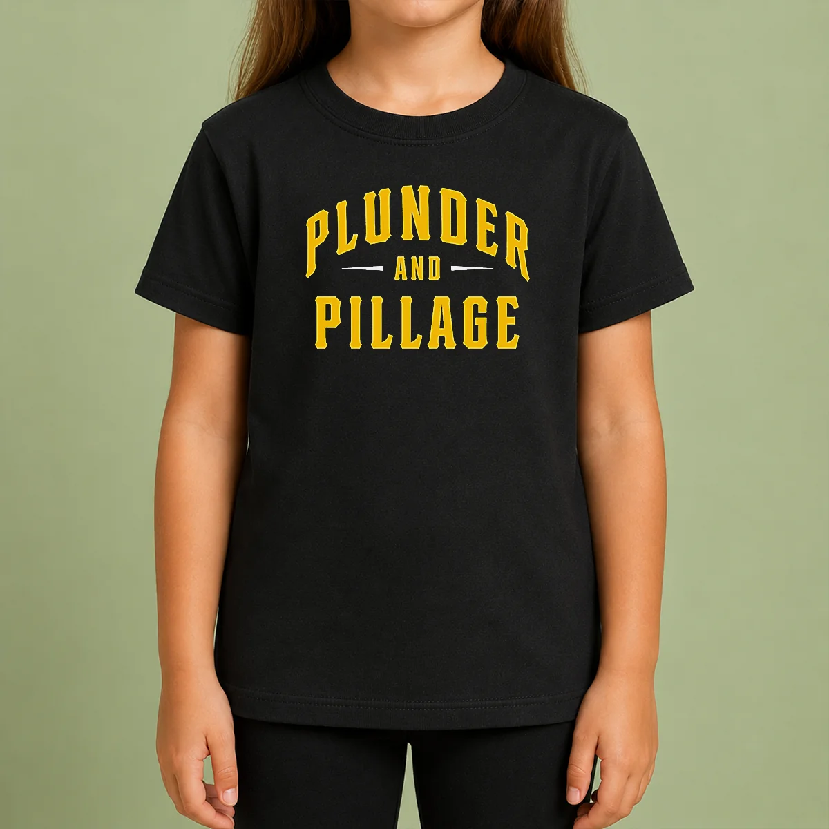Official Plunder And Pillage Pittsburg PA Logo Kids T Shirt Official Plunder And Pillage Pittsburg PA Logo kids t shirt featuring bold graphic on soft cotton fabric