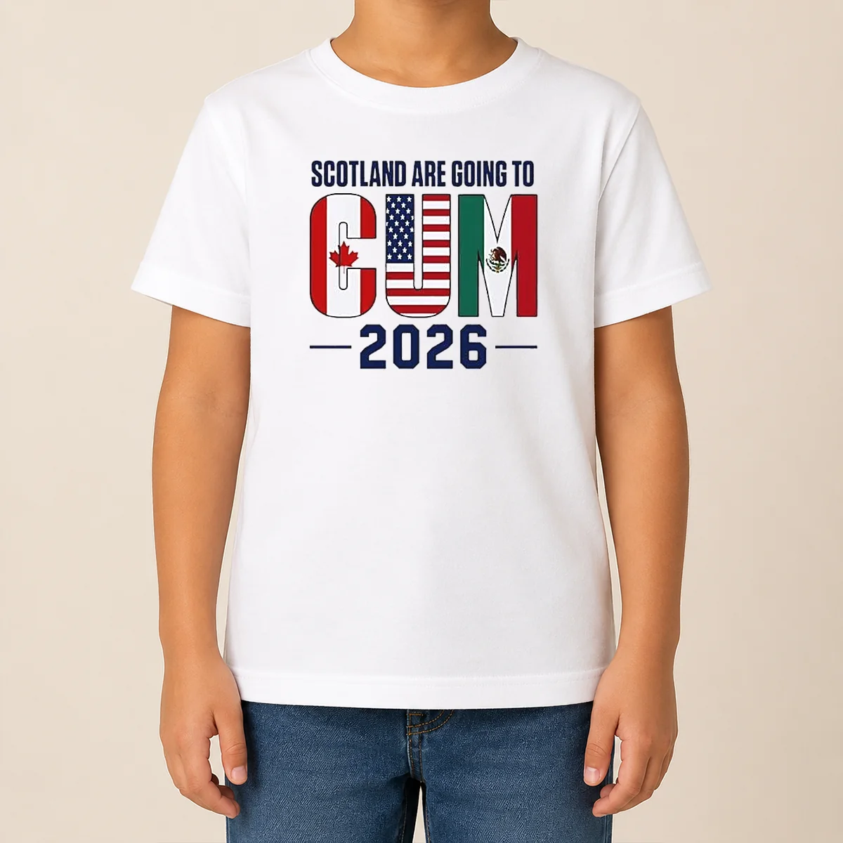 Official Scotland Are Going To Cum 2026 Soccer Kids T Shirt Official Scotland Are Going To Cum 2026 Soccer Kids T-Shirt