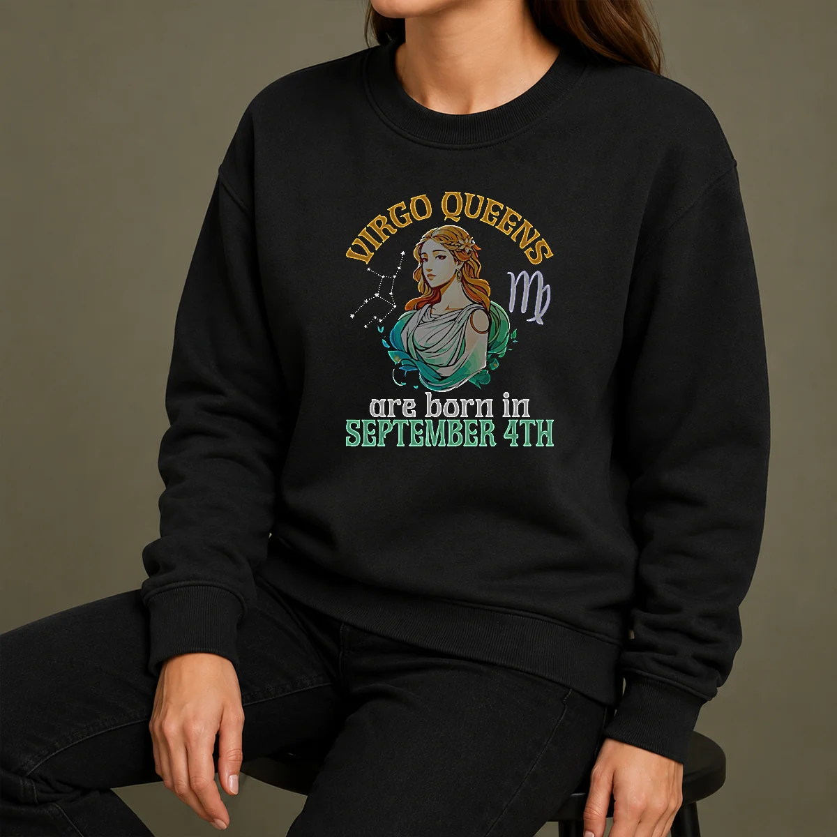 Official Virgo Queens Are Born In September 4th Sweater Official Virgo Queens Are Born In September 4th Sweater