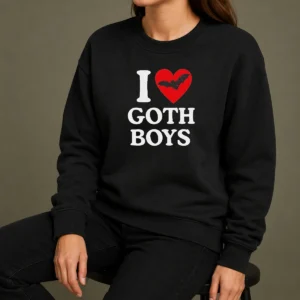Original I Love Goth Boys Sweater