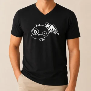 Original Mountain Bat Halloween Tee V-Neck Shirt