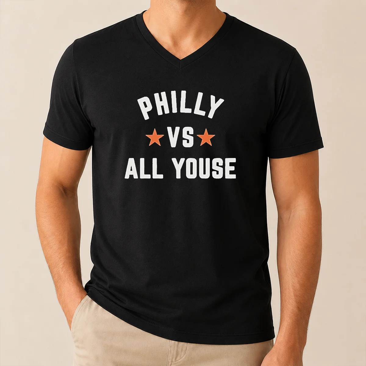 Original Philly VS All Youse Fan V-Neck Shirt Original Philly VS All Youse Fan V-Neck Shirt