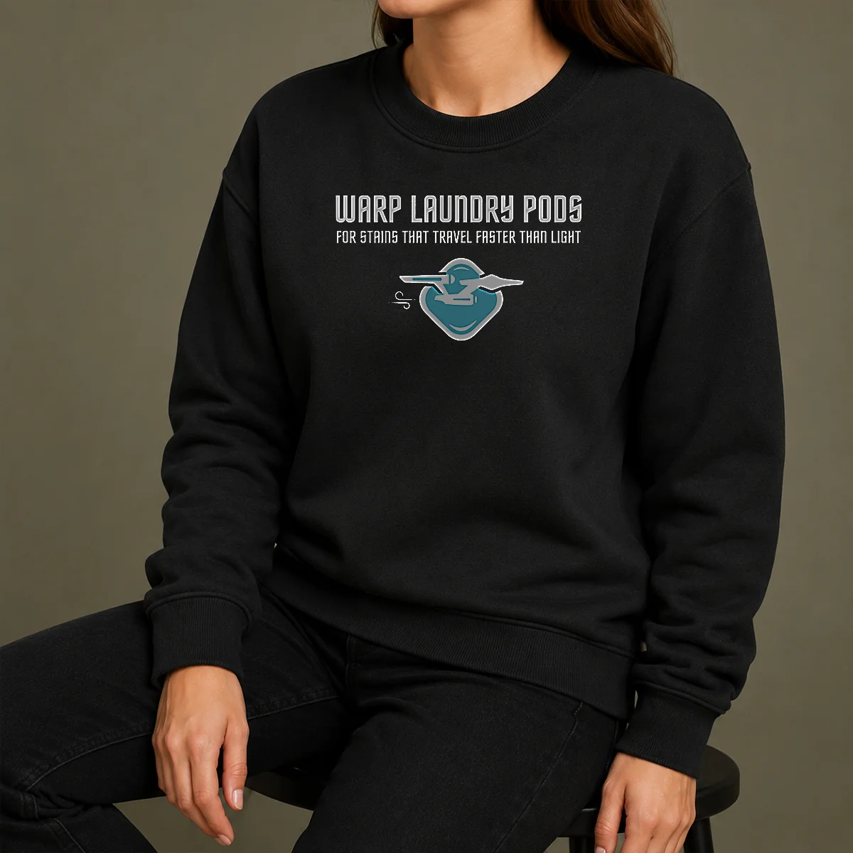 Original Warp Speed Laundry Pods Fast Stain Removal Geek Sweater Original Warp Speed Laundry Pods Fast Stain Removal Geek Sweater