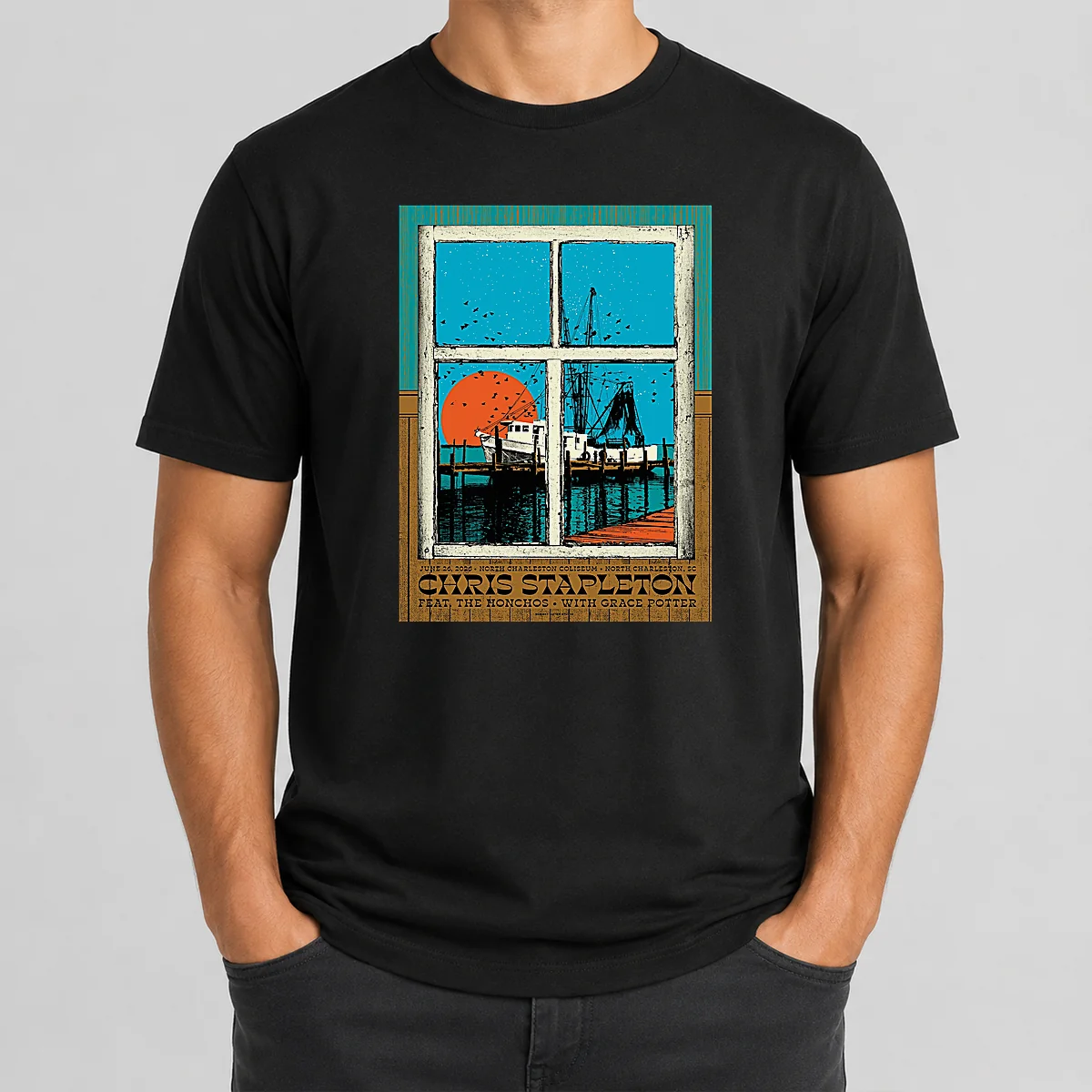 Premium Chris Stapleton At North Charleston Shirt Premium Chris Stapleton At North Charleston Shirt