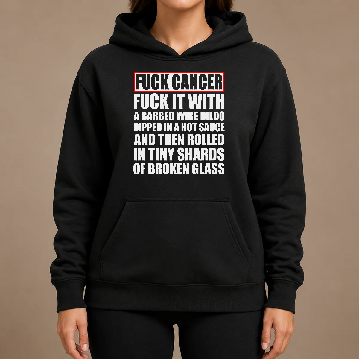 Premium Fck Cancer Fck It With A Barbed Wire Dildo Dipped In Hot Sauce Hoodie Premium Fck Cancer Fck It With A Barbed Wire Dildo Dipped In Hot Sauce Hoodie